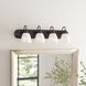 Torino 4 Light 30 inch Oil Rubbed Bronze Bath Bar Wall Light